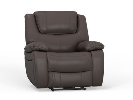 Madras Power Leather Recliner