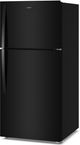 Whirlpool® 30" 19 Cu. Ft. Black Top Freezer Refrigerator with Total Coverage Cooling-2