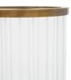 A & B Home Marble Base and Sun Cutwork on Glass Table Lamp-5