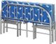 Titus Furniture Chrome 54" Full Folding Bed-2