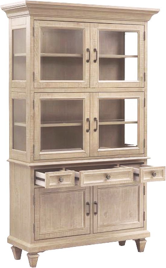 Magnussen Home® Lancaster Dovetail Gray Dining Cabinet-2