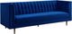 TOV Furniture Sebastian Navy Velvet Sofa-0