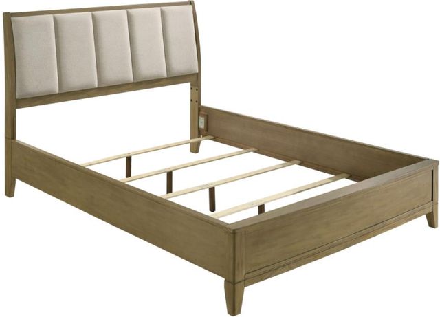 Coaster® Granada Beige/Natural Pine Eastern King Panel Bed-1