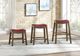Homelegance® Ordway Brown/Red 18" Stool-1