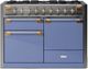 AGA™ Elise Series 48" Stainless Steel Pro Style Dual Fuel Range with Carnaby Blue Door-0
