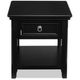 Rustique Black End Table-0