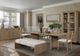 Bernards Linné Angled Double Pedestal Wheat Dining Table-3