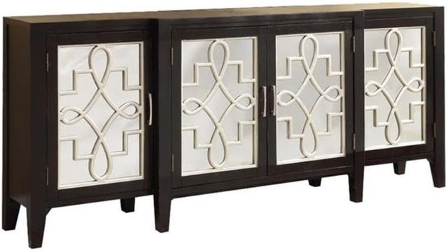 ACME Furniture Kacia Antique Black/White Console Cabinet-0
