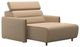 Stressless® by Ekornes® Customizable Emily Large Long Seat Chaise Sofa with Wood Trim and Legs-0
