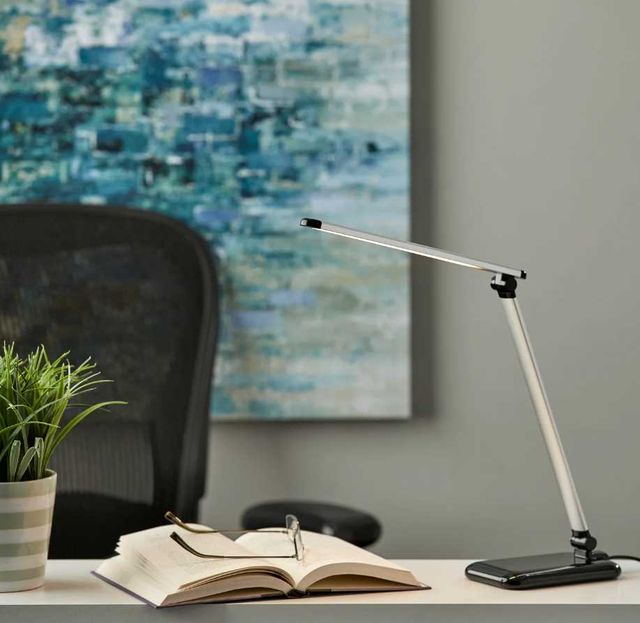Adesso® Black 25" LED Desk Lamp-4