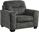 Signature Design by Ashley® Lonoke Gunmetal Chair and a Half-0