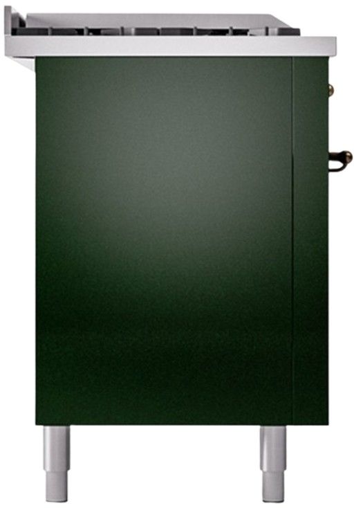 Ilve® Nostalgie II Series 60" Emerald Green Pro Style Dual Fuel Range-2