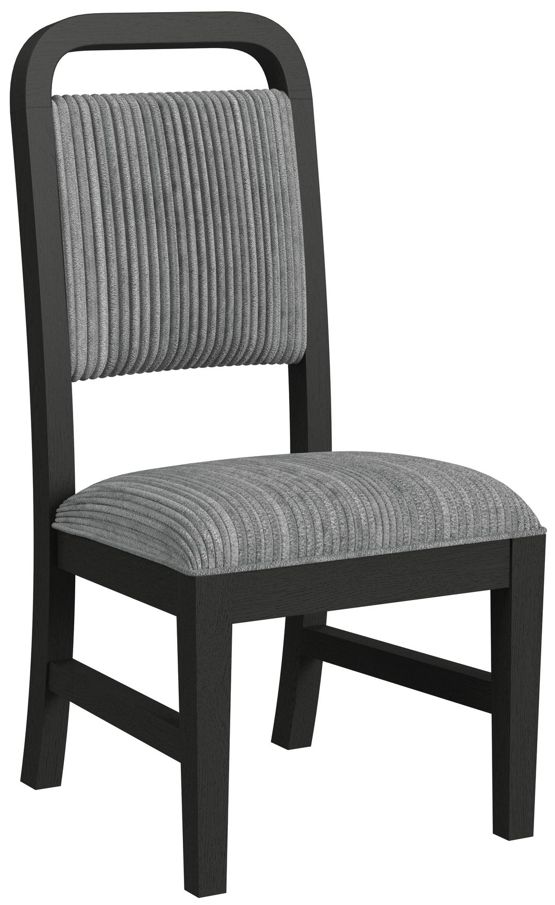 Elements International Ridgemont 5-Piece Black Grain/Gray Dining Set-3