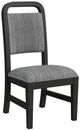 Elements International Ridgemont 5-Piece Black Grain/Gray Dining Set-3
