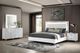 Coaster® Cassia 4-Piece White High Gloss Eastern King Bedroom Set-5