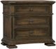 Hooker® Furniture Hill Country Elmendorf Black/Saddle Brown Nightstand-0