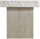 Bernhardt Beauclair Vintage Crema Side Table with Flaxen Base-3