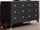 Furniture of America® Torrance Black Dresser-0