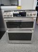 Café™ 30" Stainless Steel Smart Double-Oven Slide In Dual Fuel Range with Convection-0