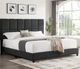Legends Home Bridger Endurance Graphite King Tufted Upholstered Panel Bed-1