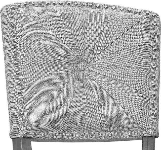 HH2 Home Santa Clara II Antique Gray/Ash Gray Swivel Counter Stool-4