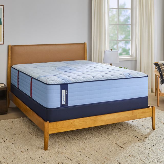 Sealy® Posturepedic® Plus Keyport 14" Wrapped Coil Medium Tight Top California King Mattress-1