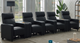 Coaster® Toohey 7-Piece Black Reclining Theater Seating Set-1