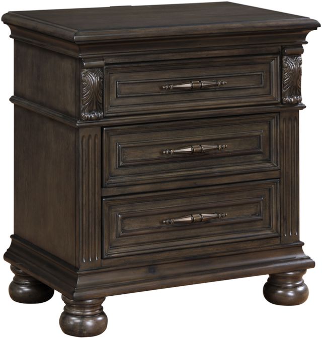 New Classic® Home Furnishings Balboa Walnut Nightstand-0