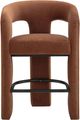 TOV Furniture Malone Rust Chenille Counter Stool-3