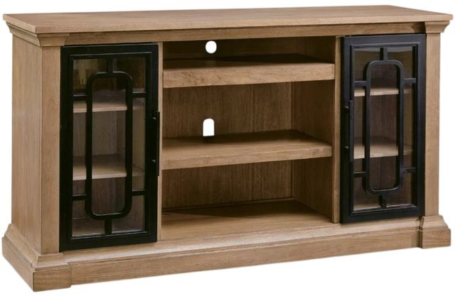 Signature Design by Ashley® Wittenmyer Black/Natural XL TV Stand-0