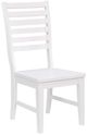 TEI White Ladder Back Side Chair-0
