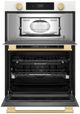 KitchenAid® 30” White Oven/Micro Combo Electric Wall Oven-1