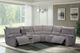 New Classic® Home Furnishings Remsen 3-Piece Latte Curved Power Reclining Sectional-2