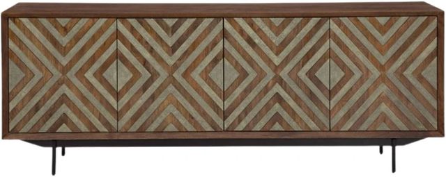 Signature Design by Ashley® Dreggan Brown/Gold Accent Cabinet-1