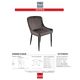 Korson Furniture Senna Umber Side Chair-1