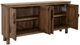 International Furniture Direct Rainbow Brown 4-Door Console-2