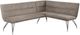 Coaster® Dodson Taupe Upholstered L-Shaped Nook Dining Bench-0