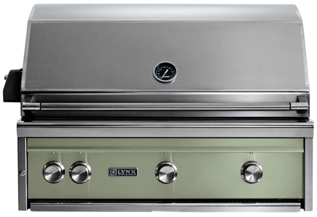 LYNX® Professional 3-Burner Desert Sage Built-In Liquid Propane Grill with Rotisserie-0