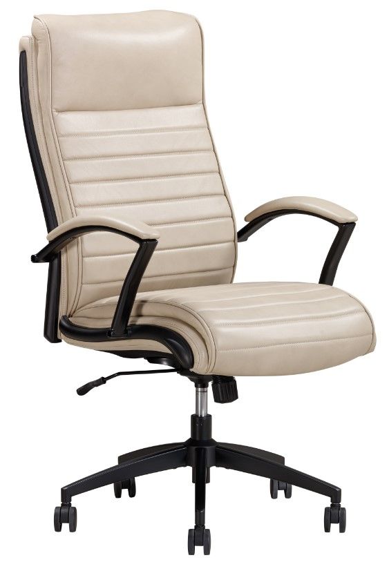 Parker House® Antique Linen Leather Desk Chair-0
