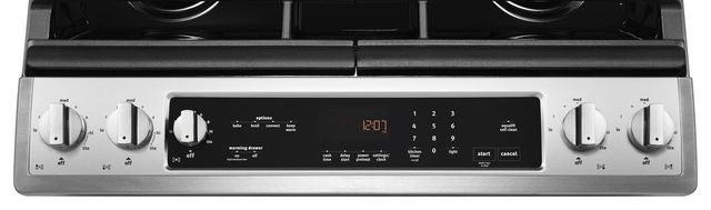 Maytag® 30" Fingerprint Resistant Stainless Steel Slide In Gas Range-3