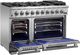FORNO® Capriasca 48" Stainless Steel Pro Style Gas Range-2