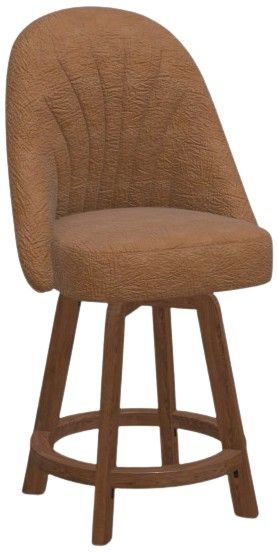 Chromcraft Customizable Landry Swivel Bar Height Dining Stool-3