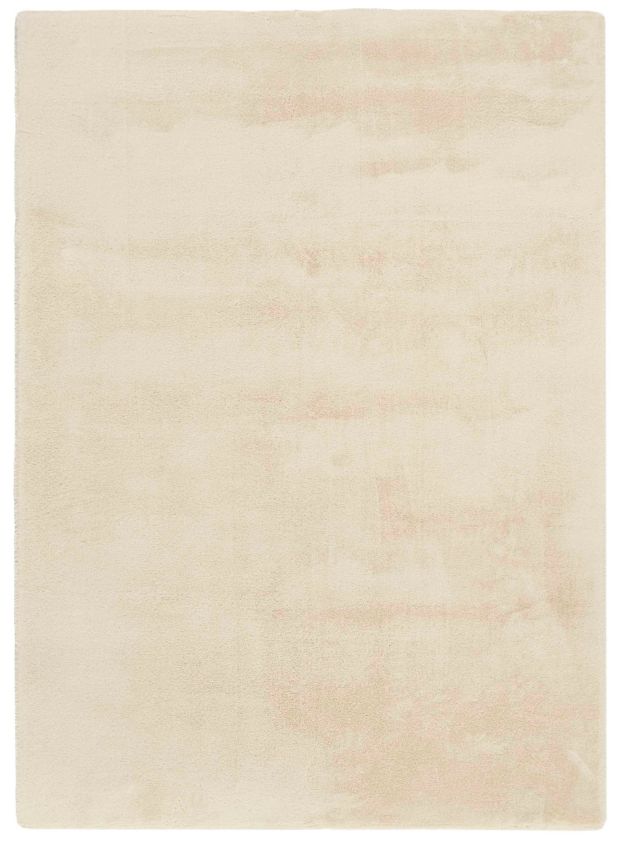 Nourison Home™ Soft Plush Rabbit Fur SFF01 Beige 5'x7' Area Rug-0