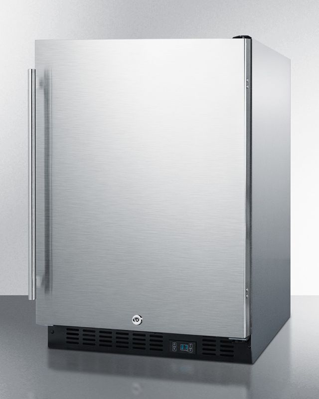 Summit® 24" 5.0 Cu. Ft. Stainless Steel Built-In Beverage Center-1