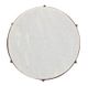Currey & Company Helios White Drinks Table with Antique Black Base-1