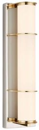 Currey & Company Blaine Nickel Bath Wall Sconce-0