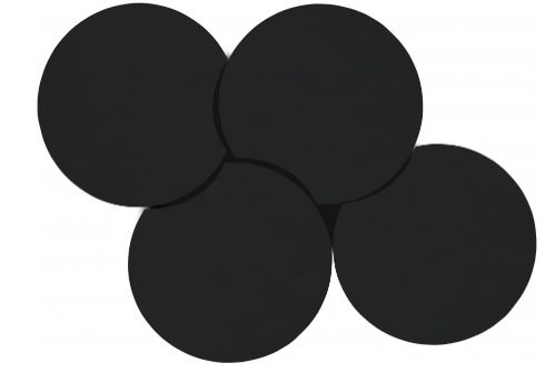 Meridian Furniture Dimple 4-Piece Black Modular Nesting Coffee Table Set-2