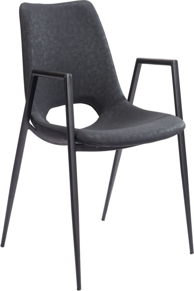 Zuo® Modern Desi Black Dining Chair-0