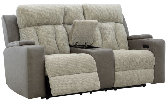Signature Design by Ashley® WhipLash Sisal Power Reclining Loveseat with Console and Adjustable Headrest-2