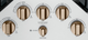 Café™ Brushed Bronze Gas Cooktop Knob Kit-1